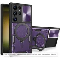 Custodia per Motorola Moto E15 / G05, Techsuit, CamGuard Pro, Viola — 3