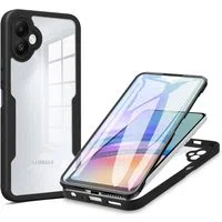 Custodia per Samsung Galaxy A05 A055, Techsuit, ColorVerse 360, Nera — 3