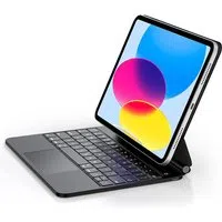 Custodia con Tastiera per Apple iPad (2025) / (2022), ESR, Rebound, Nera — 3