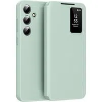 Custodia per Samsung Galaxy S23 FE S711, Techsuit, SmartView, Verde — 3