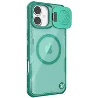 Custodia MagSafe per Apple iPhone 16 Plus, Nillkin, Iceblade Prop (senza ritaglio per fotocamera), Verde — 3