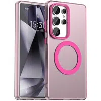 Custodia MagSafe per Samsung Galaxy S25 Ultra S938, Techsuit, CandyCase, Rosa — 3