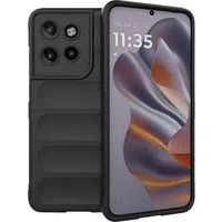 Custodia per Motorola Edge 60 Neo / Edge 50 Neo, Techsuit, Magic Shield, Nera — 3