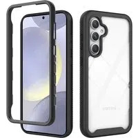 Custodia per Samsung Galaxy S24+ S926, Techsuit, Defense360 Pro, Nera — 3