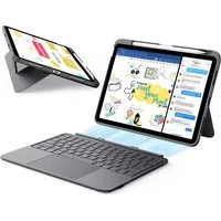 Custodia con Tastiera per Apple iPad Air 11 (2026) / iPad Air 11 (2025) / Air 11 (2024) / Air (2022) / Air (2020), ESR, Flex, Grigio — 3