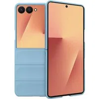 Custodia per Samsung Galaxy Z Flip7 F766, Techsuit, Magic Shield, Blu — 3