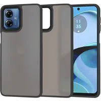 Custodia per Motorola Moto G14, Techsuit, HaloFrost, Nera — 3