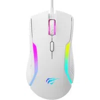 Mouse Gaming Cablato USB HAVIT MS1033, RGB, 800DPI - 8000DPI, Bianco — 3