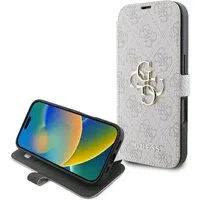 Custodia per Apple iPhone 16 Plus, Guess, 4G Book, Rosa — 3