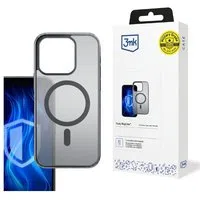 Custodia MagSafe per Apple iPhone 16 Pro Max, 3MK, Frosty MagCase, Nera — 3