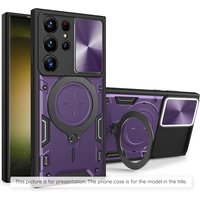 Techsuit Custodia per Samsung Galaxy Z Flip8 F776, Techsuit, CamGuard Pro, Viola — 2