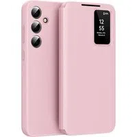 Custodia per Samsung Galaxy S25 S931, Techsuit, SmartView, Rosa — 3