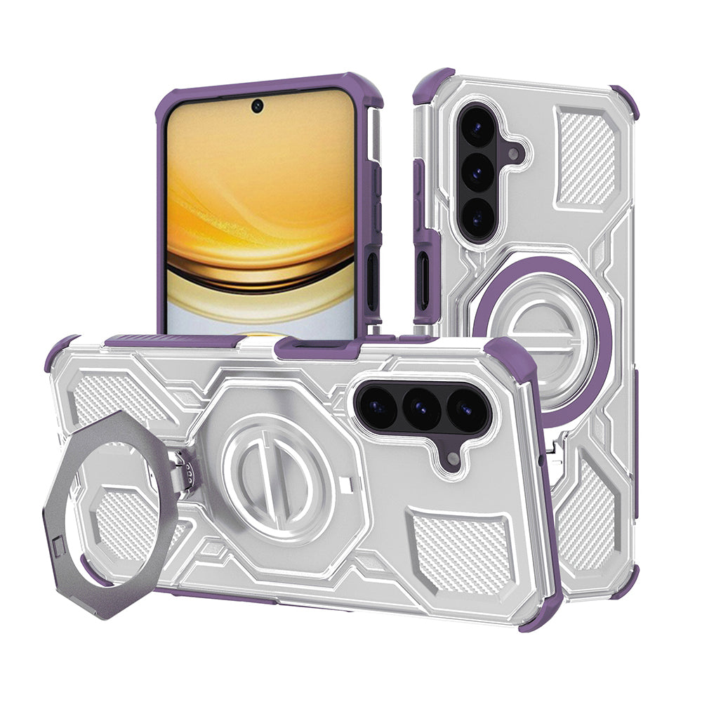 Techsuit Custodia per Samsung Galaxy A57 5G, Techsuit, Carbon Shield Pro, Viola