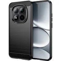 Custodia per Xiaomi Redmi Note 15 Pro 4G, Techsuit, Carbonio, Nera — 3