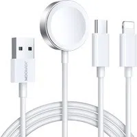 Caricabatterie Wireless Joyroom S-IW008 per Apple Watch Series, USB-A, Bianco — 3