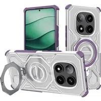 Custodia per Xiaomi Redmi Note 14 Pro+ 5G, Techsuit, Carbon Shield Pro, Viola — 3