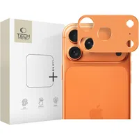 Cornice di protezione Camera Posteriore Tech-Protect Camalloy Fit+ per Apple iPhone 17 Pro Max, Alluminio, Arancione — 3