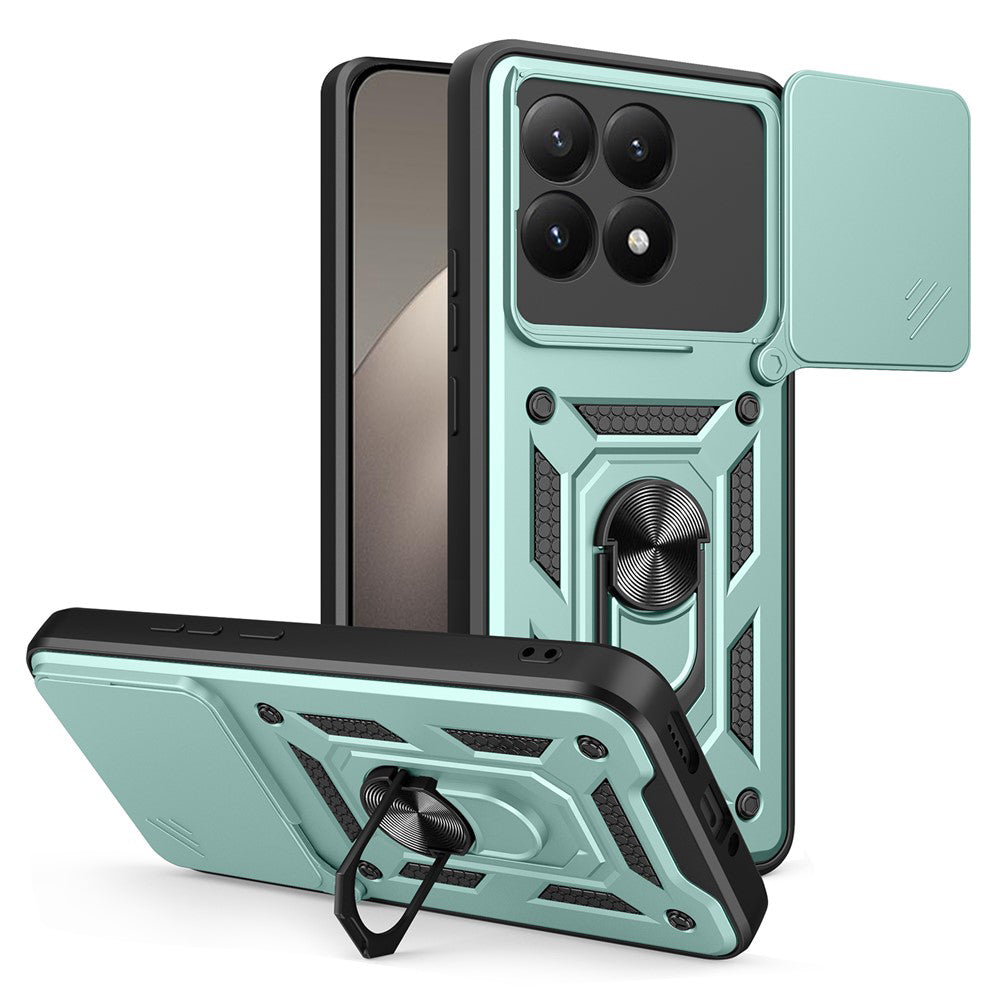 Techsuit Custodia per Xiaomi 15T, Techsuit, CamShield, Verde