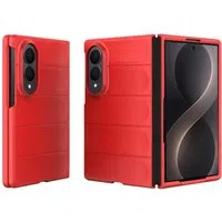 Custodia per Samsung Galaxy Z Fold8 F971, Techsuit, Magic Shield, Rossa — 3