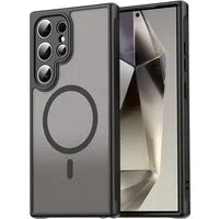 Custodia MagSafe per Samsung Galaxy S24 Ultra S928, Techsuit, HaloFrost II, Nera — 3