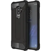 Custodia per Samsung Galaxy S9+ G965, Techsuit, Hybrid Armor, Nera — 3