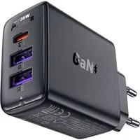 Caricabatterie Retea Acefast A57, 35W, 3A, 2 x USB-A - 1 x USB-C, Nero — 3