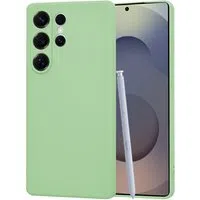 Custodia per Samsung Galaxy S25 Ultra S938, Techsuit, SoftFlex, Verde Chiaro — 3