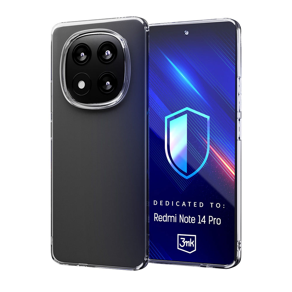 Custodia per Xiaomi Poco X7 / Redmi Note 14 Pro 5G, 3MK, Clear, Trasparente
