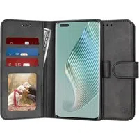 Custodia per Honor Magic5 Pro, Techsuit, Diary Book, Nera — 3