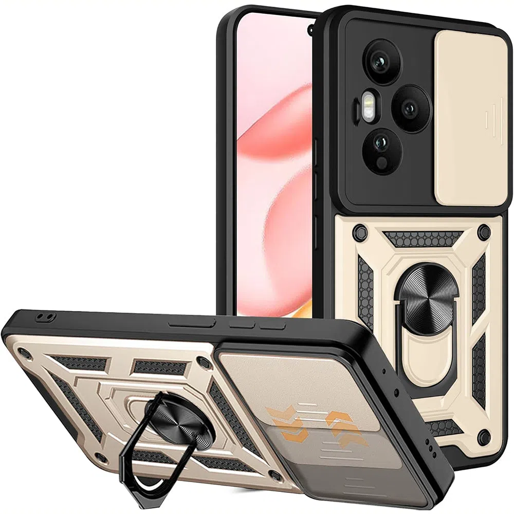 Custodia per Honor 400 Pro, Techsuit, CamShield, Dorata — 2