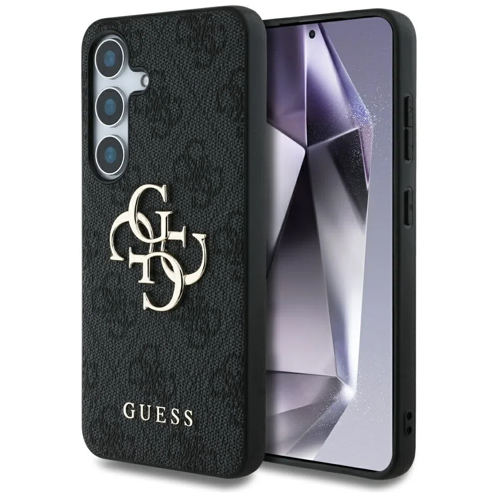 Custodia per Samsung Galaxy S25+ S936, Guess, 4G Big Logo, Nera — 2