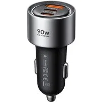 Caricatore Auto McDodo CC-3110 Gana, 90W, 3A, 1 x USB-A - 2 x USB-C, Nero — 3