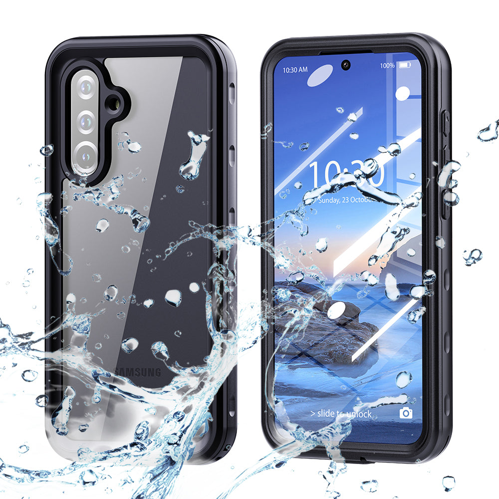Custodia Waterproof per Samsung Galaxy A36 A366, ShellBox, Nera