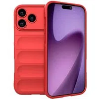 Custodia per Apple iPhone 17 Pro Max, Techsuit, Magic Shield, Rossa — 3