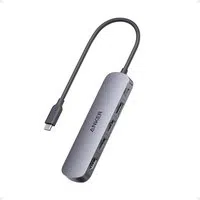 Hub USB-C Anker, 2 x USB-A - 1 x USB-A 3.0 - 1 x USB-C - 1 x HDMI, Grigio A8357HA0 — 3
