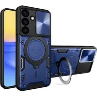 Custodia per Samsung Galaxy A16 5G A166 / A16 4G A165, Techsuit, CamGuard Pro, Blu — 3