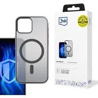 Custodia MagSafe per Apple iPhone 15, 3MK, Frosty MagCase, Nero Satinato — 3