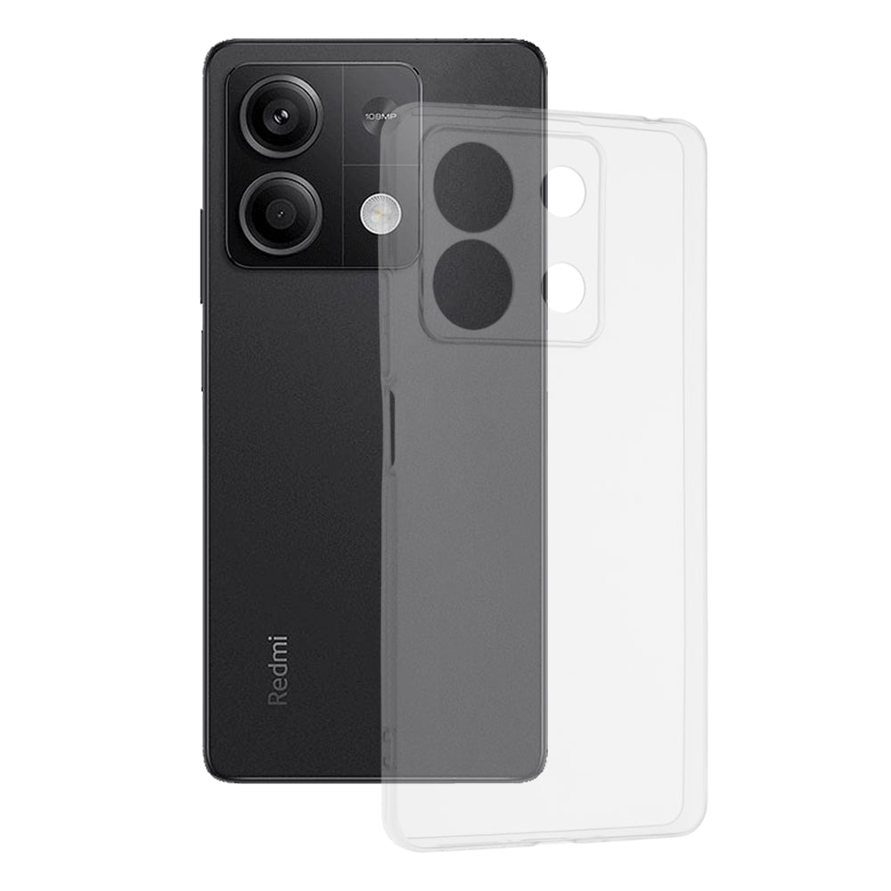 Custodia per Xiaomi Redmi Note 13 5G, Techsuit, Chiara, Trasparente
