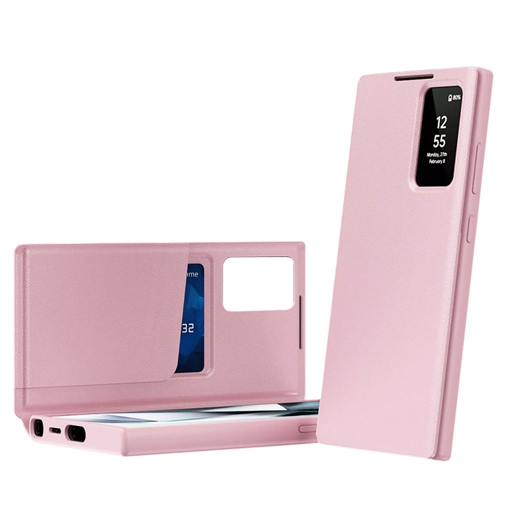 Techsuit Custodia per Samsung Galaxy S26 Ultra S948, Techsuit, SmartView, Rosa