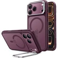 Custodia MagSafe per Apple iPhone 18 Pro Max / 17 Pro Max, ESR, Classic Hybrid Kickstand, Vinaccia Scuro Satinata
