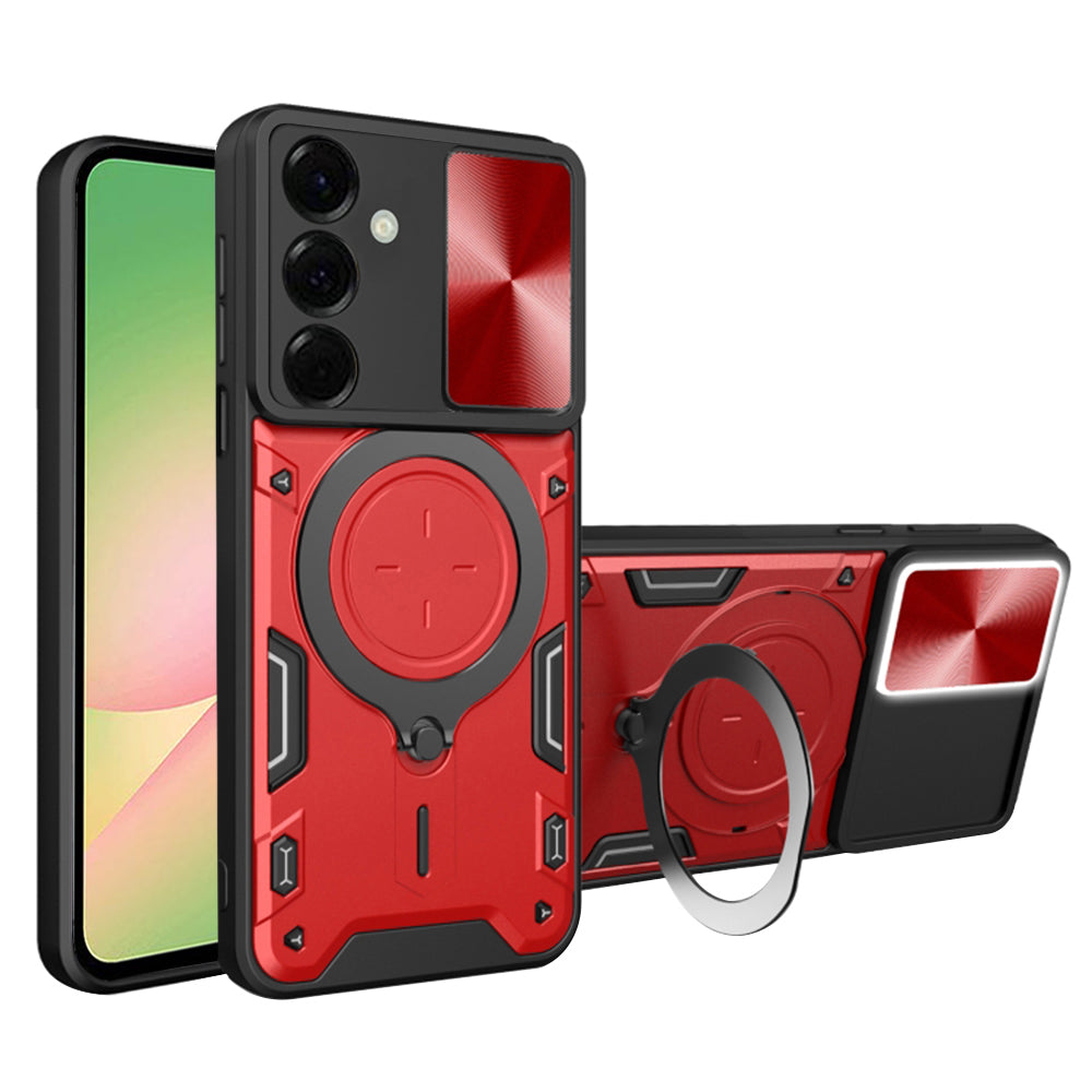 Techsuit Custodia per Samsung Galaxy A57 5G, Techsuit, CamGuard Pro, Rossa