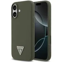 Custodia MagSafe per Apple iPhone 17, Guess, Logo Triangolo, Kaki — 3