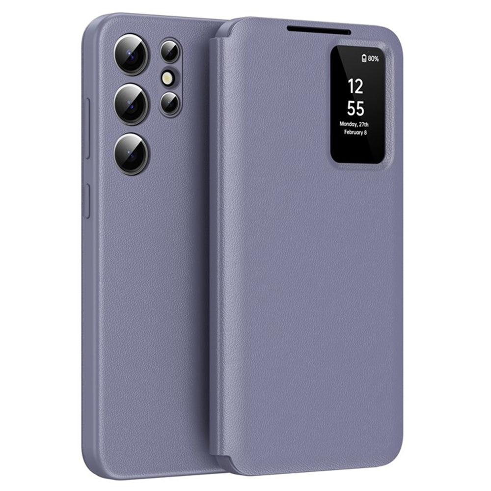 Techsuit Custodia per Samsung Galaxy S25 Ultra S938, Techsuit, SmartView, Viola