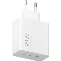 Caricabatterie Rete Xiaomi, 90W, 6.1A, 1 x USB-A - 2 x USB-C, Bianco BHR087MEU — 3