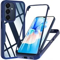 Custodia per Samsung Galaxy A17 5G / A16 5G A166 / A16 4G A165, Techsuit, ColorVerse 360, Blu — 3