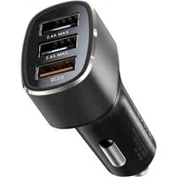 Caricabatterie Auto Yesido Y46, 42W, 3A, 3 x USB-A, Nero — 3