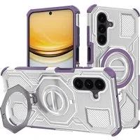 Custodia per Samsung Galaxy A37 5G, Techsuit, Carbon Shield Pro, Viola — 3