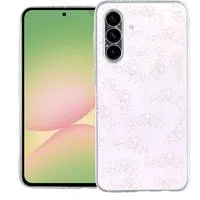 Custodia per Samsung Galaxy A56 A566, Techsuit, SparkleSkin, Trasparente — 3
