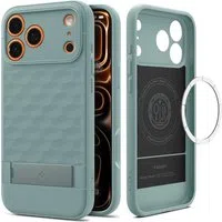 Custodia MagSafe per Apple iPhone 17 Pro Max, Spigen, Caseology Parallax S, Verde ACS09912 — 3