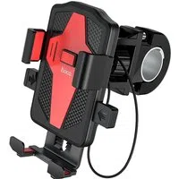 Supporto Bicicletta Motocicletta HOCO CA73, 4.5 pollici - 7 pollici, Nero Rosso — 3